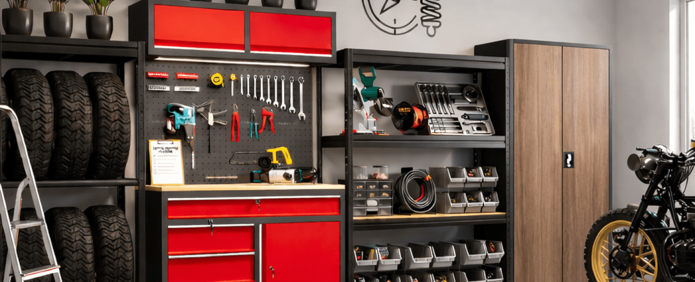TechViking - Wiosenne porządki w garażu – jak uporządkować przestrzeń dzięki meblom metalowym