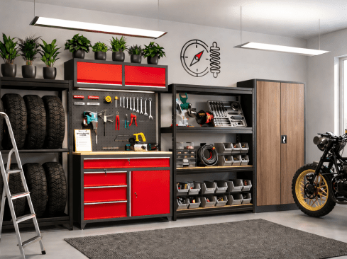 Wiosenne porządki w garażu – jak uporządkować przestrzeń dzięki meblom metalowym - TechViking