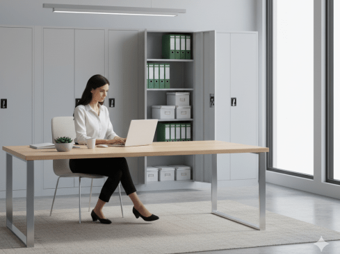 Metalowe szafy biurowe – dlaczego są lepsze od tradycyjnych? - TechViking