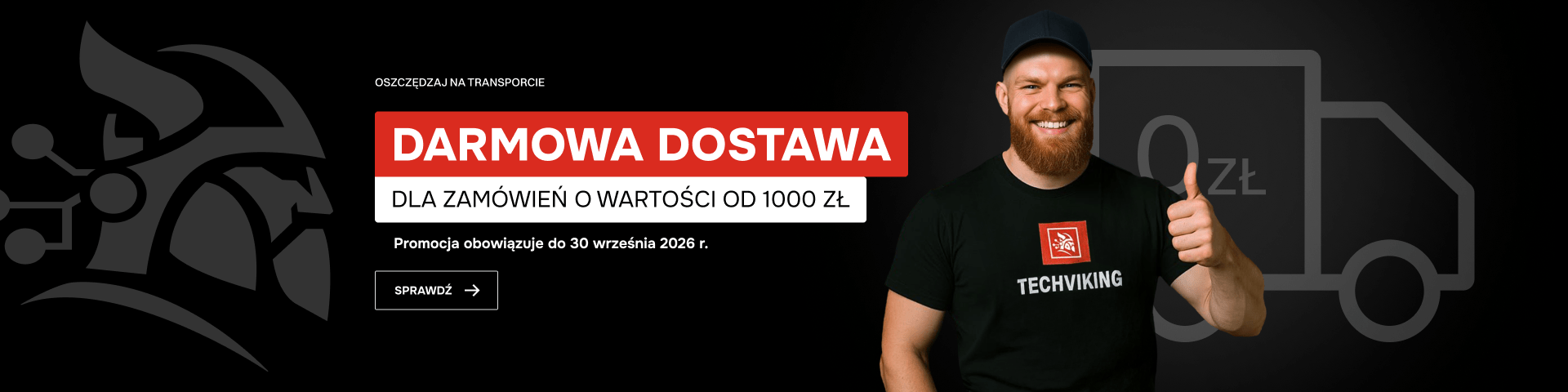 Darmowa dostawa od 1000 zł - TechViking