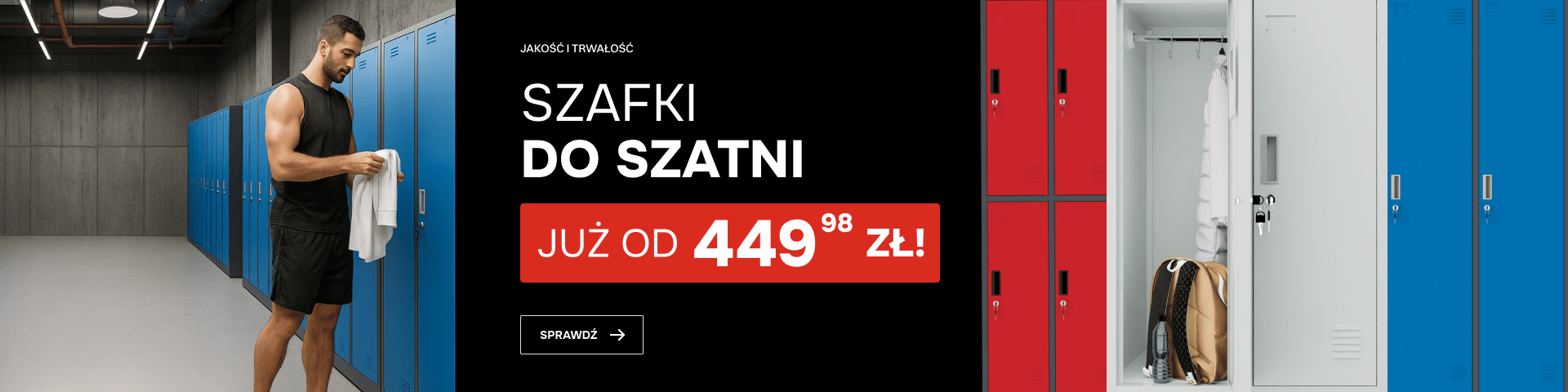 Szafy do szatni - TechViking