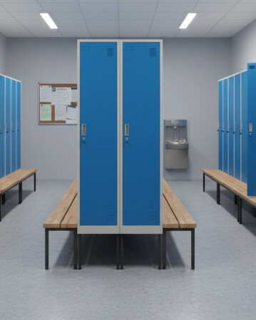 Szafy z ławkami - TechViking