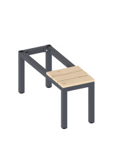 Ławka do szafy o szerokości 30 cm w kolorze grafitowym - TechViking