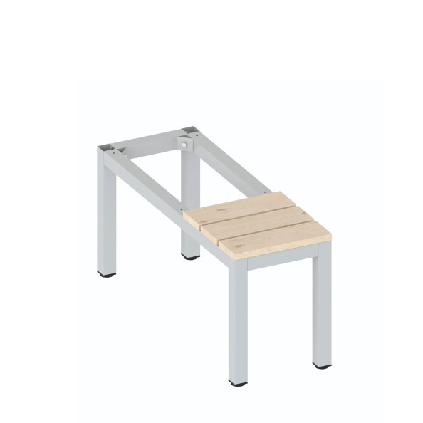 Ławka do szafy o szerokości 30 cm w kolorze szarym