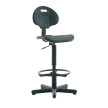 Krzesło warsztatowe Negro GTS+RING BASE - TechViking #1