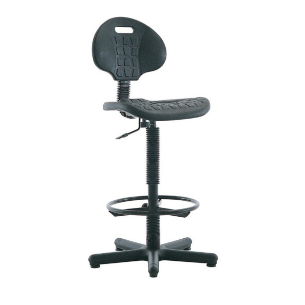 Krzesło warsztatowe Negro GTS+RING BASE - TechViking #1