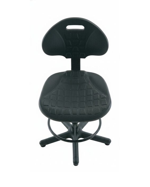 Krzesło warsztatowe Negro GTS+RING BASE - TechViking