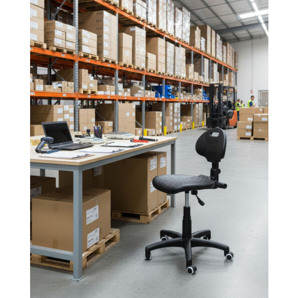 Krzesło warsztatowe GTS na kołach - TechViking #3