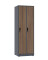 Szafa socjalna ubraniowa, zamek szyfrowy, 1800x600x500 mm, szara - TechViking