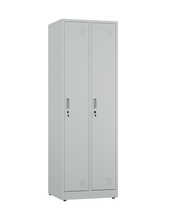 Szafa socjalna ubraniowa, 1800x600x500 mm, szara - TechViking