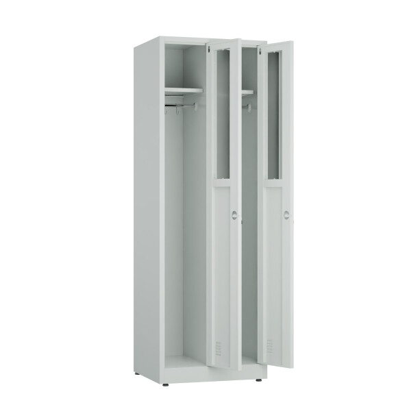 Szafa socjalna ubraniowa, 1800x600x500 mm, szara - TechViking #2