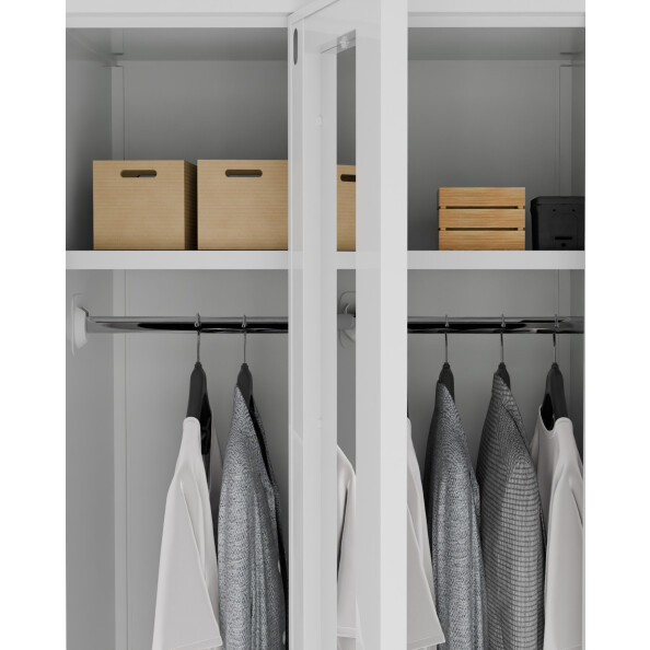 Szafa socjalna ubraniowa, 1800x600x500 mm, szara - TechViking #4