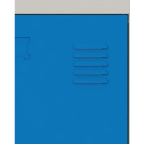 Szafa socjalna ubraniowa, 1800x600x500 mm, szaro-niebieska - TechViking #5