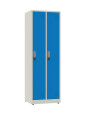 Szafa socjalna ubraniowa, zamek elektroniczny, 1800x600x500 mm, szaro-niebieska - TechViking