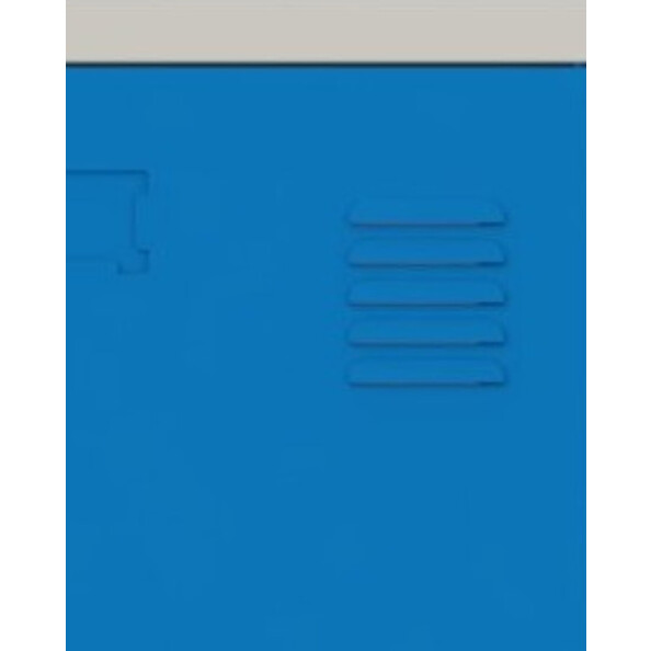 Szafa socjalna ubraniowa, zamek elektroniczny, 1800x600x500 mm, szaro-niebieska - TechViking #3