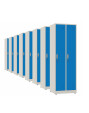 8x Szafa socjalna ubraniowa, 1800x600x500 mm, szaro-niebieska - TechViking