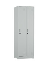 Szafa socjalna ubraniowa, zamek elektroniczny, 1800x600x500 mm, szara - TechViking