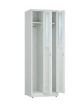 Szafa socjalna ubraniowa, zamek elektroniczny, 1800x600x500 mm, szara - TechViking