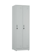 Szafa socjalna ubraniowa, zamek szyfrowy, 1800x600x500 mm, szara - TechViking