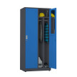 6x Szafa socjalna BHP ubraniowa, 1800x800x500 mm, grafitowo-niebieska - TechViking #3