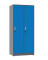 Szafa socjalna BHP ubraniowa, zamek elektroniczny, 1800x800x500 mm, szaro-niebieska - TechViking