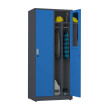 Szafa socjalna BHP ubraniowa, zamek elektroniczny, 1800x800x500 mm, grafitowo-niebieska - TechViking #3