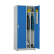 4x Szafa socjalna BHP ubraniowa, 1800x800x500 mm, szaro-niebieska - TechViking #3