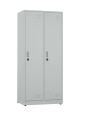Szafa socjalna BHP ubraniowa, zamek szyfrowy, 1800x800x500 mm, szara - TechViking