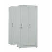 2x Szafa socjalna BHP ubraniowa, 1800x800x500 mm, szara - TechViking #1