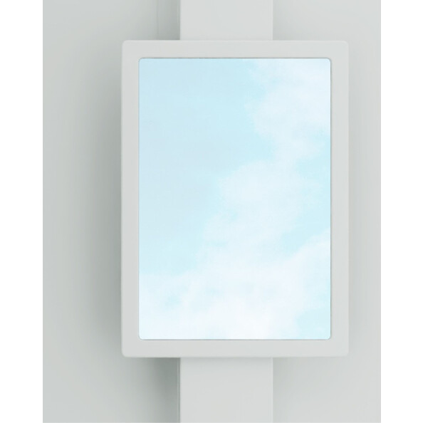 Ubraniowa szafa metalowa typu L, zamek elektroniczny, 1800x400x500 mm, szara - TechViking #7