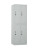 Szafa skrytkowa ubraniowa 4-drzwiowa, zamek szyfrowy, 1800x600x500 mm, szara - TechViking