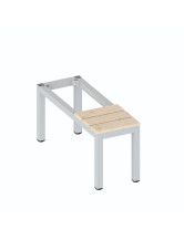 Ławka do szafy o szerokości 40 cm w kolorze szarym - TechViking