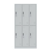 Szafa skrytkowa ubraniowa 6-drzwiowa, 1800x900x500 mm, szara - TechViking #2