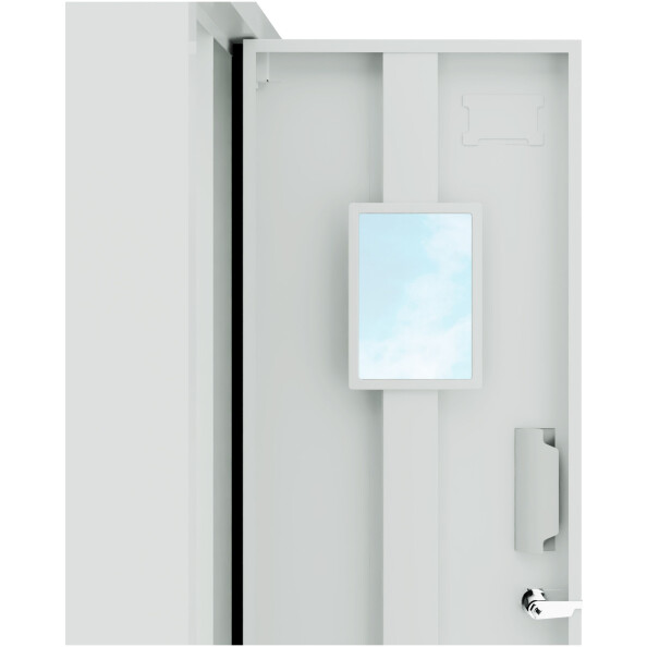 Szafa skrytkowa ubraniowa 6-drzwiowa, 1800x900x500 mm, szara - TechViking #8