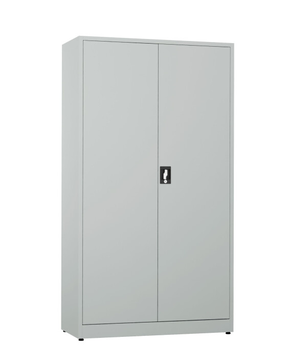 Biurowa szafa metalowa na dokumenty, 1950x1000x435 mm, szara - TechViking