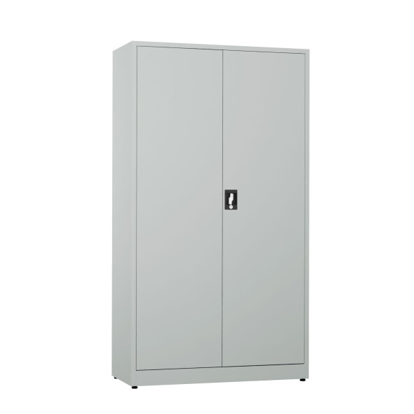 Biurowa szafa metalowa na dokumenty, 1950x1000x435 mm, szara - TechViking #1