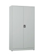 Biurowa szafa metalowa na dokumenty, 1950x1000x435 mm, szara - TechViking