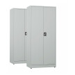 2x Biurowa szafa metalowa na dokumenty, 1950x800x435 mm, szara - TechViking #1