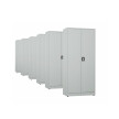 6x Biurowa szafa metalowa na dokumenty, 1950x800x435 mm, szara - TechViking #1