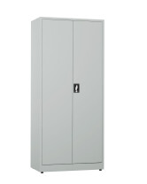 Biurowa szafa metalowa na dokumenty, 1950x800x435 mm, szara - TechViking
