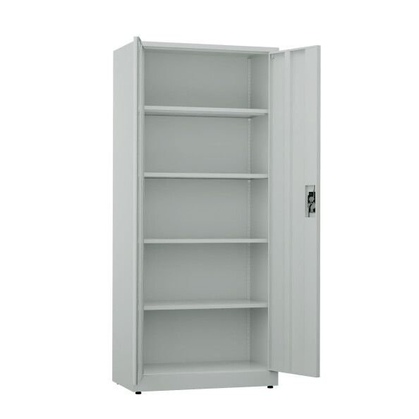 Biurowa szafa metalowa na dokumenty, 1950x800x435 mm, szara - TechViking #2