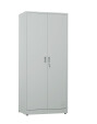 Metalowa szafa ubraniowo-gospodarcza, 1800x800x500 mm, szara - TechViking