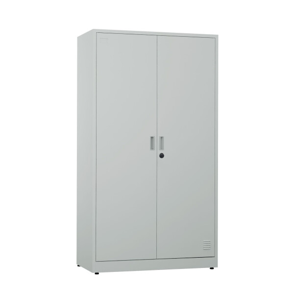 Metalowa szafa ubraniowo-gospodarcza, zamek elektroniczny, 1800x1000x500 mm, szara - TechViking #1
