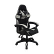 Fotel gamingowy NORD-X czarno/ biały - TechViking #2