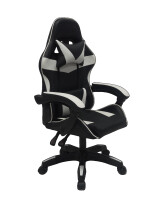 Fotel gamingowy NORD-X czarno/ biały - TechViking