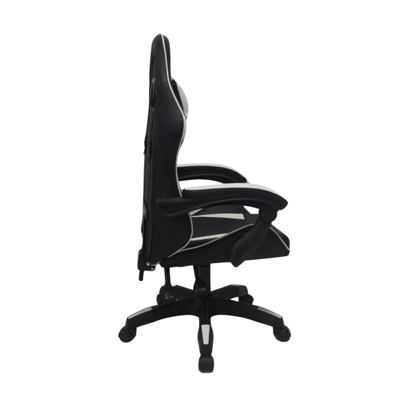 Fotel gamingowy NORD-X czarno/ biały - TechViking #3