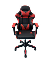 Fotel gamingowy NORD-X czarno/ czerwony - TechViking