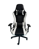 Fotel gamingowy RAGNAR-X biało-czarny - TechViking