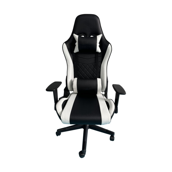 Fotel gamingowy RAGNAR-X biało-czarny - TechViking #1