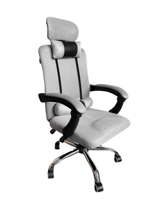 Fotel biurowy GPX jasno szary - TechViking